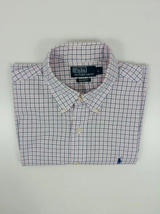 Camisa Polo Ralph Lauren cuadros manga corta Talla