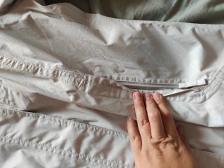 Chubasquero Quechua Beige prácticamente nuevo