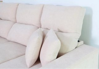 Sofá de TUCO modelo friends 3 Plazas Beige/Rosa