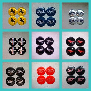Pegatinas 56mm tapabuje Ford Mustang ST Ferrari