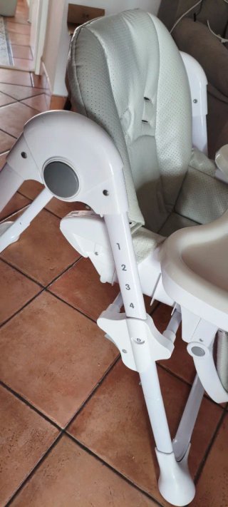 Trona de bebé gris MS