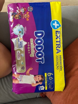 Pañales Dodot Activity Talla 6+ (44 uds)
