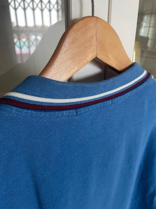 Polo Fred Perry Azul Talla M (slim fit)