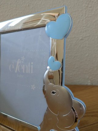 Marco de fotos infantil elefante y corazón