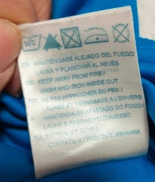 Camiseta Luanvi Retro Fútbol Azul Bordada