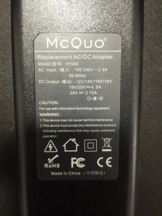 Cargador universal para ordenador portátil