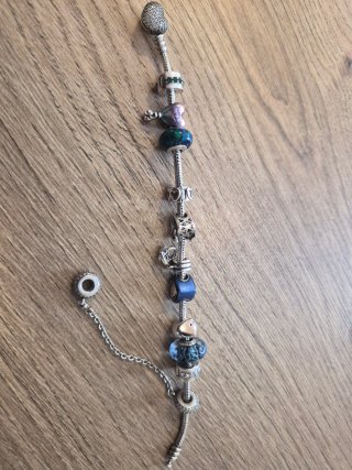 Bracciale Pandora Argento e Blu