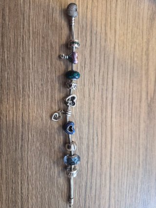 Bracciale Pandora Argento e Blu