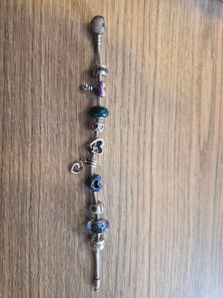 Bracciale Pandora Argento e Blu