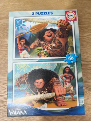 2 Puzzles Vaiana Disney Educa