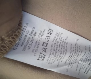Pantalón Formula Joven Beige Talla M