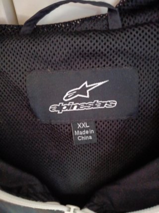 Chaqueta Alpinestars Negra y Gris