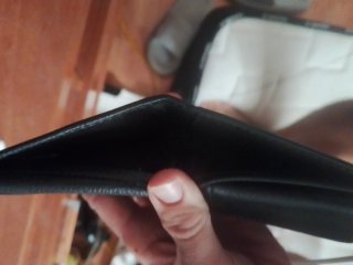 Cartera Seneca Piel Negra Nueva