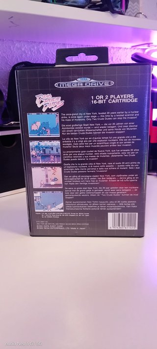 Two Crude Dudes Mega Drive Sega