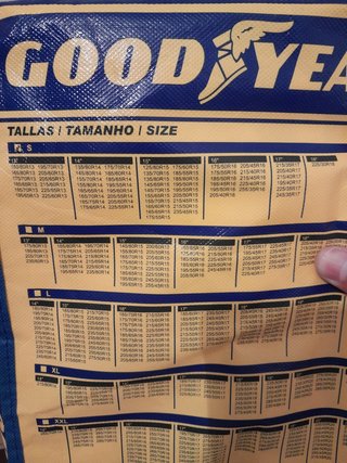 Cadenas Nieve Goodyear Textiles Talla S - NUEVAS
