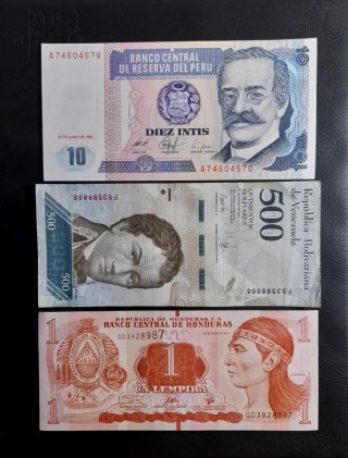 Lote 20 Billetes Extranjeros
