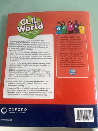 CLIL World, Natural Sciences 4, for Castile & L...