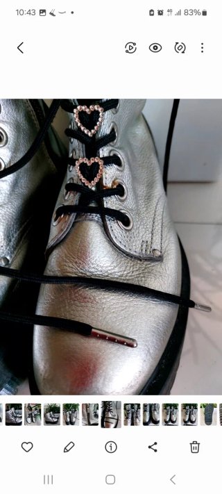 Botas Dr. Martens JADON MAX plateadas Talla 39