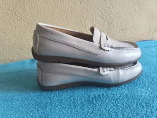 Mocasines niño blancos talla 33