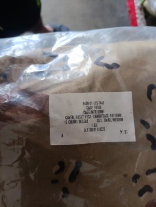 Gilet Mimetico Desert USA Originale ann 90