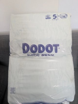 Pañales Dodot Bebé Seco Talla 5 (76 uds)
