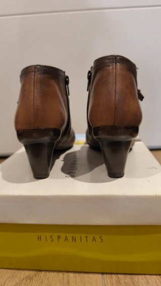 Botines Hispanitas Marrones Talla 39 Muy poco uso