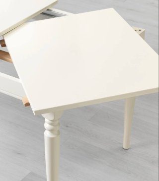 Tavolo da pranzo Ingatorp bianco di IKEA