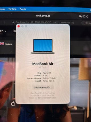MacBook Air M1 13 8GB RAM 256GB SSD