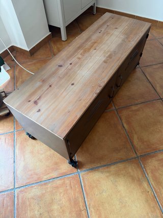 Mueble TV Industrial Madera y Metal