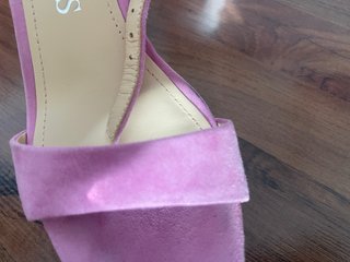Sandalias Guess Tacón Plataforma Morado