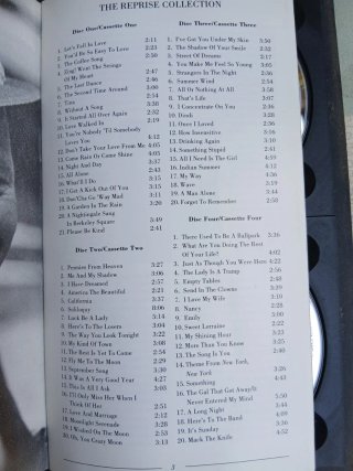 Frank Sinatra The Reprise Collection CD 4 cds