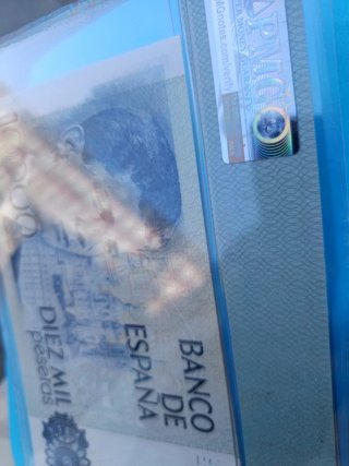 2 Billetes 10000 Pesetas 1985 Certificados PMG