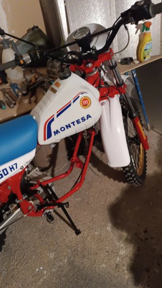 Chasis Montesa Enduro H7 360 con papeles