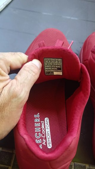 Zapatillas Skechers Rojas Talla 43