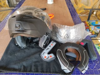 Casco de moto integral