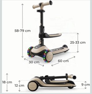 Patinete Kindercraft Haley 3 ruedas
