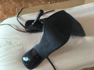 Zapatos de tacón Zara negros talla 41