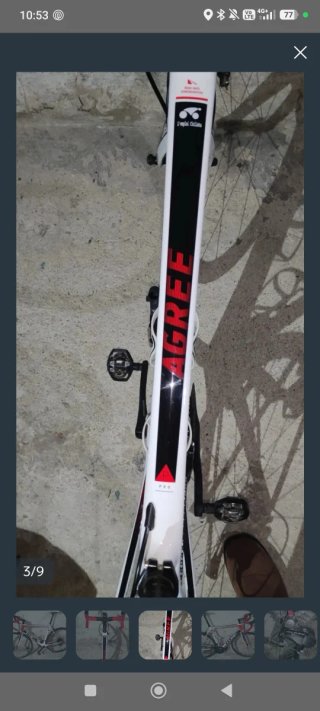 Bicicleta de carretera CUBE carbono talla 58,talla