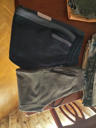 Lote 2 Pantalones (Azul,  Gris)