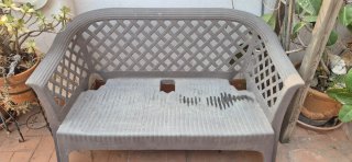 Muebles de terraza de plástico