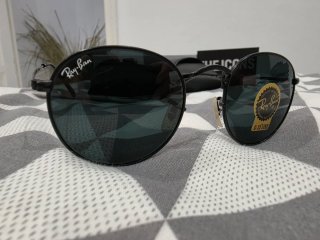 Gafas Ray-Ban Aviator Redondas Negras T51