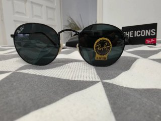 Gafas Ray-Ban Aviator Redondas Negras T51