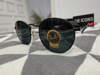 Gafas Ray-Ban Aviator Redondas Negras T51