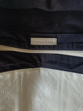 Bolso Zara Piel Blanco Roto
