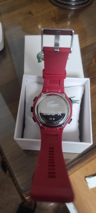 Reloj Lacoste Rojo y Negro