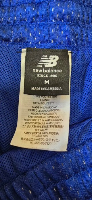 Pantalones cortos New Balance azules