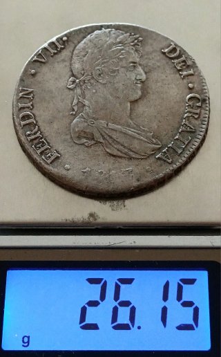 8 Reales Plata Fernando VII 1813