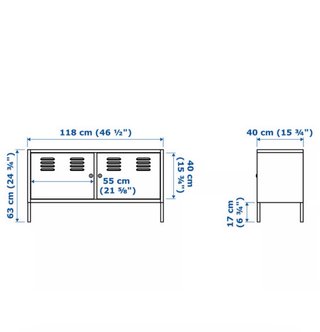Mueble IKEA PS Metal Blanco