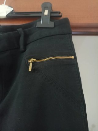 Pantaloni neri Zara donna con zip