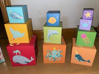 Cubos apilables Mundo Diver +5 meses